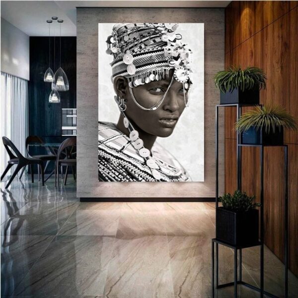 Traditional African woman